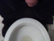 POV Peeing After Flushing My Toilet