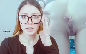 POV:nerdy Girl Invited You to a Date and Farted in Your Face