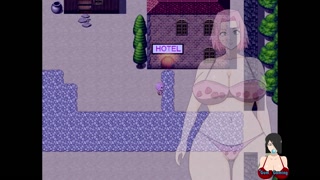 All Sakura And Hinata Scenes In Busty Ninjas Part-1