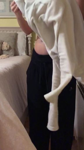 Sexy Bedtime Pajama Try-on - Getting Cozy Before ***