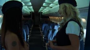 airplane xxx lesbosex -4K - airhostests