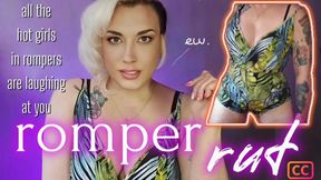 Romper Rut: Springtime Body Worship Humiliation (with captions)