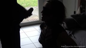 A Stranger Destroys Her Mouth Like a Cheap Whore