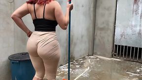 I couldn't resist    that huge ass passing by me    I had to grab it hard