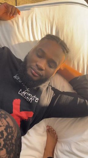 When I ask her what's for breakfast and she say these feet