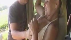 Just a lucky guy playing with tits and pussy of my wife