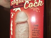 JOI - In 8 minutes give me an Oral Creampie and Facial just like this fake cum squirting dildo does