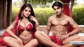 Desi Indian Bhabhi can take all Cocks - StarSudipa ko Line Lagake Sabne Choda ( Full GangBang )