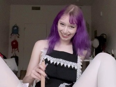 Sexy hottie Anetta Keys enjoys a solo toy masturbation