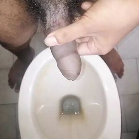 Black asian hard cock touching in bathroom afternoon