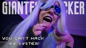 Giantess hacker girl vs tiny viruses