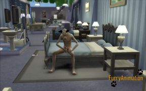 Furry Yaoi 3D Pup Selffucked Hard Creampie