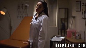 Sinn Sage seduces into wild lesbian action by doctor Vicki Chase