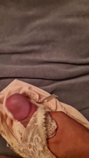 Dirty panties mother-in-law jerking off