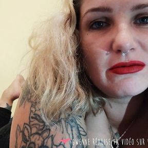 Vends-ta-culotte - Humiliation for submissive man by sexy blonde dominatrix