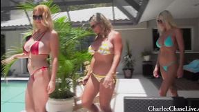 blondes vicky vette, puma swede & charlee chase lounge & play!