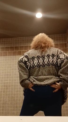 Shh dont tell I was  being naughty in the rest room of a diner that