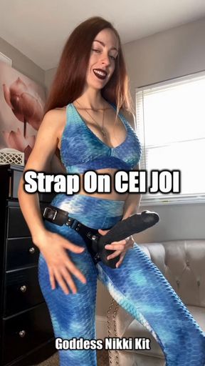 BBC Strap on CEI Jerk Off Instructions