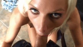 327 - Rapacious Blonde Gives Her Head before Being Fucked Doggystyle (WMV)