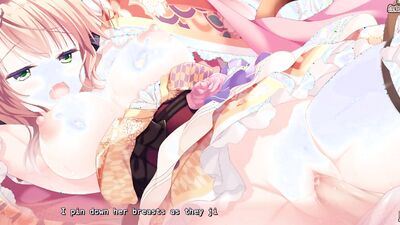 Sexy anime chick in lingerie gets railed hard and drenched in jizz