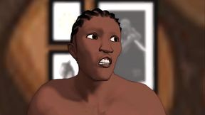 A green big booty alien steps out of a portal for some bbc sex - AI powered voice overs