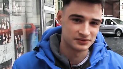 Czech guy gets fucked on the camera for the first time
