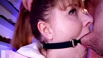 O-Ring Drooling Face Fuck   Gag - Shannon Huxley