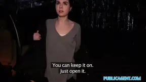 Public Porn Spanish Student fucks for party cash