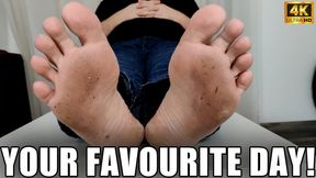 KingMarti: Foot Worship Day - 4k UHD 2160p