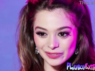 Petite breasts tiny stripped teen honey introducing her pink twat