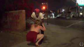 fucking around in public! it s rome major & blonde cameron skye!