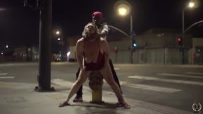 fucking around in public! it s rome major & blonde cameron skye!