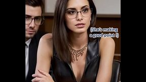 Bored Business Bitch - Part 1 - AI Illustrated Leather Porn Dream