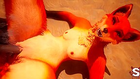 Little Furry Slut Gets Fucked In Her Ass And Pussy To End Up With Cum On Her Face In Wild Life Sex