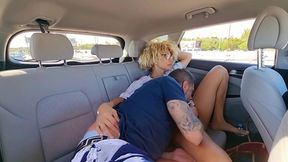 danny sucks trans dick in taxi around miami