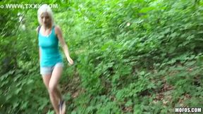 Zazie Skymm - Euro Babe Fucked In The Woods
