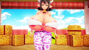 Ginny milking and body swelling expansion