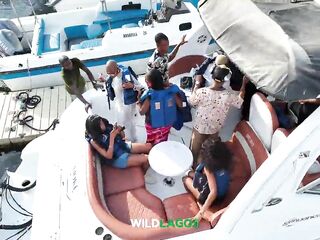 Asari XOX and hot black girlfriends get banged on a boat cruise (TRAILER)