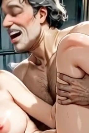 Valentina Babe Enjoys Visiting and Having Sex with Elderly Mobsters in Prison! Animation Hentai Waifu.