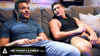 Creampie, melancap, penjarian, deepthroat, handjob, bareback, deep throat, menjilat, fleksibel – zakar besar kolej Beaux Banks dan Dalton Riley sedang bercinta di punggung