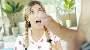 ”Pigtailed blonde Shona River got assfucked”