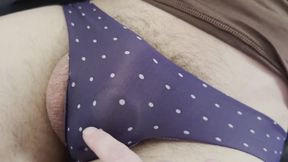 Step mommy spanks, plugs and milks Max for cumming in her panties