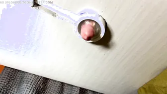 Muscular Russian Guy Solo Massage Table Jerk-Off with Huge Cumshot