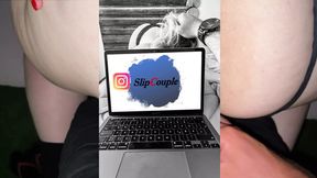Big Ass&#x1F351; Doggy Fuck in the dark on a public Italian terrace