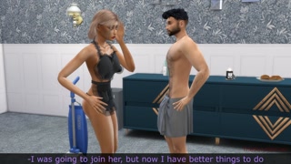 Husband cheated on his wife in a hotel with a maid