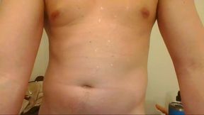 Jerking Off and Cum on My Body