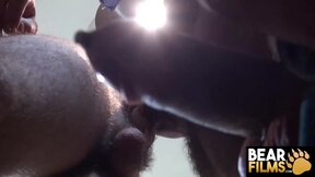 BEARFILMS Hung Dean Wyatt Cock Worships Daddy Marc Angelo