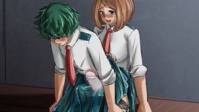 Wholesome Ochaco Ravages your bum \Expressed Ass-fuck Jerk Off Instructions Futa manga porn/