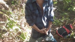 Another hot morning edging session outside near the small creek #1
