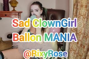 Sad ClownGirl Balloon MANIA